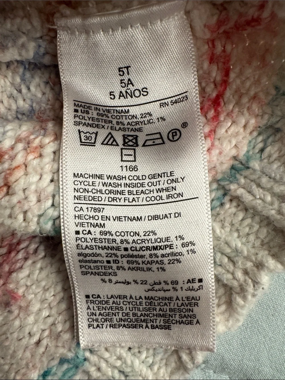 Colorful Knit Sweater from Old Navy